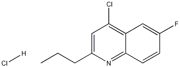 4-Chloro-6-fluoro-2-propylquinoline hydrochloride CAS#: 1204811-61-9