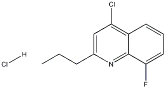 4-Chloro-8-fluoro-2-propylquinoline hydrochloride CAS#: 1204811-15-3