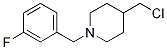 4-ChloroMethyl-1-(3-fluoro-benzyl)-piperidine CAS#: 1341899-73-7