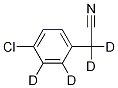 4-Chlorobenzyl--d4 Cyanide CAS#: 1219804-00-8