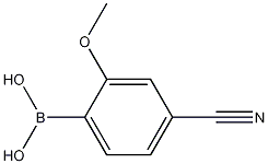 4-Cyano-2-methoxyphenylboronic acid CAS#: 1256345-67-1