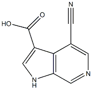 4-Cyano-6-azaindole-3-carboxylic acid CAS#: 1190320-22-9