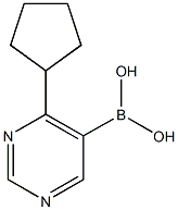 4-CyclopentylpyriMidine-5-boronic acid CAS#: 1072945-80-2