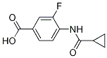 4-[(Cyclopropylcarbonyl)aMino]-3-fluorobenzoic Acid CAS#: 1314406-43-3