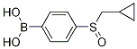 4-(Cyclopropylmethylsulfinyl)phenylboronic acid CAS#: 1217501-04-6