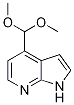 4-(Dimethoxymethyl)-1H-pyrrolo[2,3-b]pyridine CAS#: 1186311-04-5