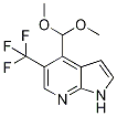 4-(Dimethoxymethyl)-5-(trifluoromethyl)-1H-pyrrolo[2,3-b]pyridine CAS#: 1261365-40-5