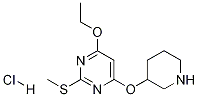4-Ethoxy-2-Methylsulfanyl-6-(piperidin-3-yloxy)-pyriMidine hydrochloride CAS#: 1353980-16-1