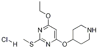 4-Ethoxy-2-Methylsulfanyl-6-(piperidin-4-yloxy)-pyriMidine hydrochloride CAS#: 1353980-50-3