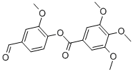 4-FORMYL-2-METHOXYPHENYL 3,4,5-TRIMETHOXYBENZOATE CAS#: 71989-95-2