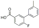 4-Fluoro-3-(3-methylphenyl)benzoic acid CAS#: 1261928-43-1