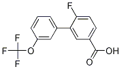 4-Fluoro-3-(3-trifluoromethoxyphenyl)benzoic acid CAS#: 1261831-44-0