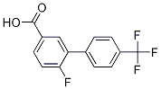 4-Fluoro-3-(4-trifluoromethylphenyl)benzoic acid CAS#: 1261772-16-0