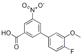 4'-Fluoro-3'-Methoxy-5-nitro-[1,1'-biphenyl]-3-carboxylic acid CAS#: 1261967-46-7