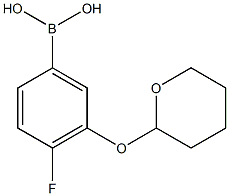 4-Fluoro-3-(THPO)phenylboronic acid CAS#: 1217501-17-1
