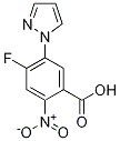 4-Fluoro-5-(1H-pyrazol-1-yl)-2-nitrobenzoic Acid CAS#: 1186663-21-7