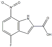 4-Fluoro-7-nitro 1H-indole-2-carboxylic acid CAS#: 1167056-39-4