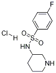 4-Fluoro-N-piperidin-3-yl-benzenesulfonaMide hydrochloride CAS#: 1353980-97-8