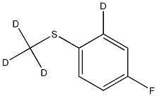 4-Fluorothioanisole-D4 CAS#: 1189510-57-3