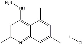 4-Hydrazino-2,5,7-trimethylquinoline hydrochloride CAS#: 1170959-06-4