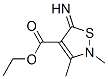 4-Isothiazolecarboxylicacid,2,5-dihydro-5-imino-2,3-dimethyl-,ethylester(9CI) CAS#: 70375-66-5