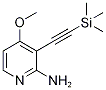 4-Methoxy-3-((trimethylsilyl)ethynyl)pyridin-2-amine CAS#: 1142191-65-8