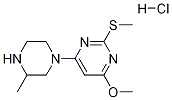 4-Methoxy-6-(3-Methyl-piperazin-1-yl)-2-Methylsulfanyl-pyriMidine hydrochloride CAS#: 1353980-29-6