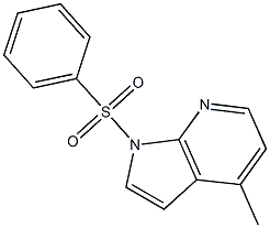 4- Methyl-1 -(phenylsulfonyl)-1 H-pyrrolo[2,3-b]pyridine CAS#: 1227270-73-6
