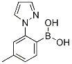 [4-Methyl-2-(1H-pyrazol-1-yl)phenyl]boronic acid CAS#: 1287753-43-8