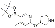 4-Methyl-2-(pyrrolidin-3-yloxy)-5-(4,4,5,5-tetraMethyl-1,3,2-dioxaborolan-2-yl)pyridine CAS#: 1352135-91-1