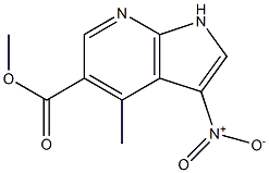 4-Methyl-3-nitro-7-azaindole-5-carboxylic acid Methyl ester CAS#: 1190316-46-1