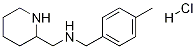 (4-Methyl-benzyl)-piperidin-2-ylMethyl-aMine hydrochloride CAS#: 1289387-58-1