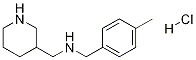 (4-Methyl-benzyl)-piperidin-3-ylMethyl-aMine hydrochloride CAS#: 1289387-81-0