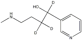 4-(Methylamino)-1-(3-pyridyl)-1-butanol-D3 CAS#: 1189642-32-7