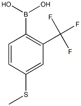 4-(Methylthio)-2-(trifluoroMethyl)phenylboronic acid CAS#: 1072945-99-3