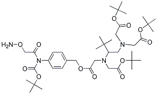4-(N-BOC-AMINOXYACETAMIDO)BENZYL ETHYLENEDIAMINETETRAACETIC ACID, TETRA(T-BUTYL) ESTER CAS#: 1216552-27-0