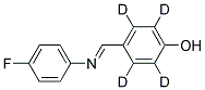 4-{[(P-FLUOROPHENYL)IMINO]METHYL}PHENOL-D4 CAS#: 1185243-77-9