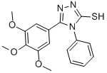 4-Phenyl-5-(3,4,5-trimethoxy-phenyl)-4H-[1,2,4]triazole-3-thiol CAS#: 70452-47-0
