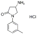 4-amino-1-(3-methylphenyl)pyrrolidin-2-one(SALTDATA: HCl) CAS#: 1114822-38-6