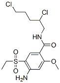 4-amino-N-(2,5-dichloropentyl)-5-(ethylsulphonyl)-2-methoxybenzamide CAS#: 71676-04-5