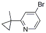 4-broMo-2-(1-Methylcyclopropyl)pyridine CAS#: 1163707-47-8