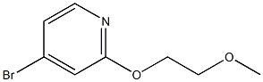 4-broMo-2-(2-Methoxyethoxy)pyridine CAS#: 1289131-55-0