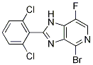 4-broMo-2-(2,6-dichlorophenyl)-7-fluoro-1H-iMidazo[4,5-c]pyridine CAS#: 1334411-83-4