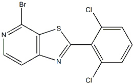 4-broMo-2-(2,6-dichlorophenyl)thiazolo[5,4-c]pyridine CAS#: 1332598-47-6