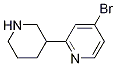 4-broMo-2-(piperidin-3-yl)pyridine CAS#: 1260756-26-0