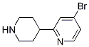 4-broMo-2-(piperidin-4-yl)pyridine CAS#: 1260848-37-0