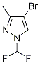 4-bromo-1-(difluoromethyl)-3-methyl-1H-pyrazole(SALTDATA: FREE) CAS#: 1215295-92-3