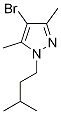 4-bromo-3,5-dimethyl-1-(3-methylbutyl)-1H-pyrazole CAS#: 1171717-09-1