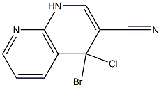 4-bromo-4-chloro-1,8-naphthyridine-3-carbonitrile CAS#: 1234615-92-9