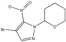 4-bromo-5-nitro-1-(tetrahydro-2H-pyran-2-yl)-1H-pyrazole CAS#: 1235407-34-7